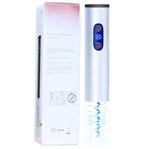Iwine Electric Wine Opener, Wine Corkscrew Stainless Steel Bottle Opener,Removable Foil Cutter (Silver)