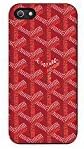 Gory Red goyard Iphone 5 5s Case