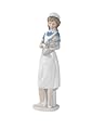 Nao by Lladro Collectible Porcelain Figurine: Female NURSE - 13-1/4" tall - Hospital / Medical