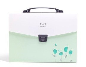 SHUTER Accordion Expanding File Folder with 13-Pockets,A4 and Letter Size (Green)
