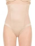 SPANX Women's Oh My Posh! High Waisted Thong, Natural, Small