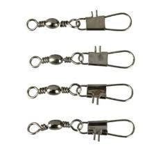 image for Wealers 100 Pack Iron and Copper Fishing Barrel Swivel Pin Connector S