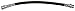 ACDelco Professional 18J4334 Rear Passenger Side Hydraulic Brake Hose Assembly