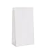 Green Direct Perfect Durable White Paper Lunch Bags Size Medium for All Ages (Pack of 50)