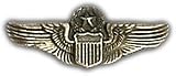US Air Force Command Pilot Wings Lapel Pin