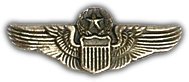 US Air Force Command Pilot Wings Lapel Pin