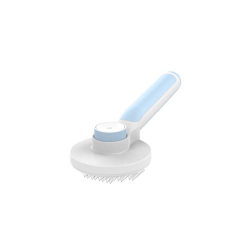Pound Veg Pet Grooming Brush, Cats Dogs Brushes for Long Haired & Short Hair, Supple Stainless Steel Bristles Quick Cleaning of the Brush to Remove Tangles Dead Undercoat and Dirt