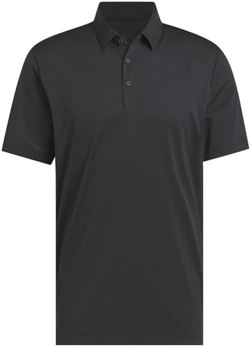 adidas Men's Ultimate365 Elevated TWISTKNIT Polo Shirt, Black/Carbon, Small