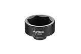ARES 71156-36mm Low Profile Fuel Filter Socket - Low Profile Design for Easy Access - Chrome Vanadium Steel with Manganese Phosphate Coating to Resist Rust and Corrosion