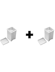 Happy Sales HSCBS-2 Corn Butter Spreader (Set of 2), White