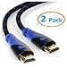 Aurum Ultra Series - High Speed HDMI Cable with Ethernet 2 Pack - (30 FT) - CL3 Certified - Supports 3D & Audio Return Channel - Full HD [Latest Version] - 30 Feet (2 Pack) primary