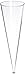 BrandTech 388000 Imhoff Sedimentation Cone, SAN, 1000mL Volume