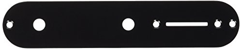 Kmise A3178 1 Piece Black Control Plate for Fender Tele Replacement