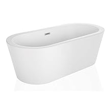 Empava Hot Tub EMPV-59FT1505 tina no empotrado, 59 pulgadas, color blanco