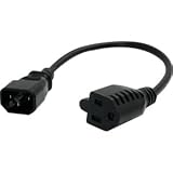 StarTech.com 1 ft Computer Power Cord - IEC 320 EN 60320 C14 to NEMA 5-15R (PAC100) *