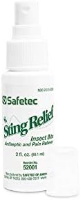 Safetec Sting Relief 2oz. Spray Bottle