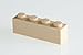 200x Lego Brick-Yellow (Tan) 1x4 Bricks Super Pack