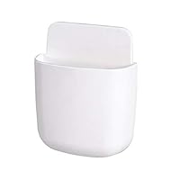 Ktyssp Multi-Color Punch-Free Wall-Mounted Storage Box Hanging Storage Home Bedroom Study Remote Stationery Storage Box (A)