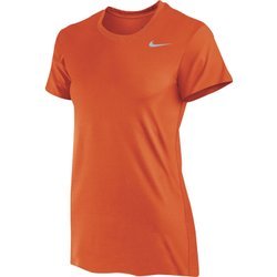 Nike Women's Legend Shirt (Small, Orange)