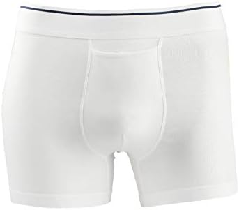 Dashing Boxer Brief - Supima Cotton - White on White