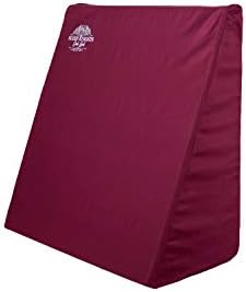 Sleep Knights - Folding Wedge Bed Pillow - (24” x 24” x 10”) - Osteopathic Inspired - Memory Foam - Free Organic Cotton Cover - Relief from Acid Reflux - Breathing, Back, Neck, Lower Body Posture