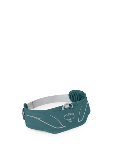 Osprey Duro Dyna LT Trinkgürteltasche mit Flachmann, weich, hydraulisch, für Laufsport, Futter Wasserfall blau/Silber