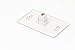 RiteAV 1 Gang 1 Port Cat6 Wall Plate - White