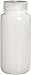 Nalgene 2189-0016 Wide-Mouth Lab Sample Bottle, HDPE, Economy, 500mL (Case of 48)