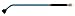 Dramm ColorMark Soft Rain Watering Spray Wand – 30” Long, Blue – Lightweight & Durable with 8