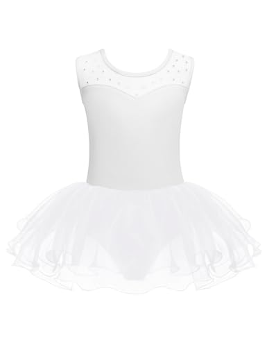 Zaclotre Toddler Ballet Leotards Skirt Sleeveless