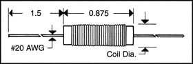 Bourns 4632-RC 100uH 5% 790KHz 400mA 3Ohm Varnished Choke Wirewound Inductor