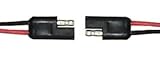 CES 2 Pin Quick Disconnect Wire Harness SAE Connector Bullet Lead Cable (16 AWG)