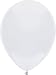 PartyMate 71987 Made in the USA Standard Color Latex Balloons, 50-Count, Bright White primary