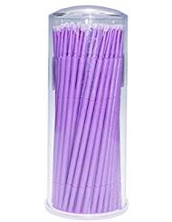 ROSENICE Eyelash Extension Lint Free Micro Brush Applicators Mascara - 100 Pieces