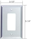 C.R. LAURENCE GMP12C CRL Clear Decora Glass Mirror Plate