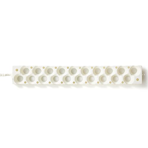 Farm Innovators 3400 Quail Rail Fits 120 Small Eggs, for 3400 Automatic Egg Turner, White (6