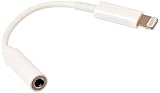 2 Pack Headphone Jack Adapter, Moenmoentesr Lighting Connecter to 3.5mm Audio Jack Earphone Extender Jack Stereo for Phone 8/8 Plus/Phone X/Phone 7/7 Plus (White)