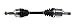 GSP NCV53531 CV Axle Shaft Assembly - Left Front (Driver Side)