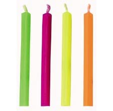 Wilton Hot Colors Triangle Relite Trick Sparkler Candles
