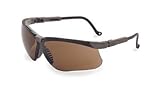 Uvex Genesis Safety Glasses Earth Frame Espresso Ultradura Hardcoat Lens