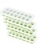 OMorc Ice Cube Trays 4 Pack, Easy-Release Silicone and Flexible 14-Ice Trays with Spill-Resistant Removable Lid, LFGB Certified and BPA Free, Stackable Durable and Dishwasher Safe primary