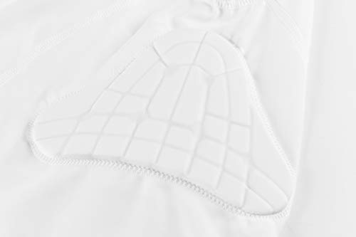 image for TUOYR Padded Shirt Youth Boys Padded Compression Sports Protective T-S