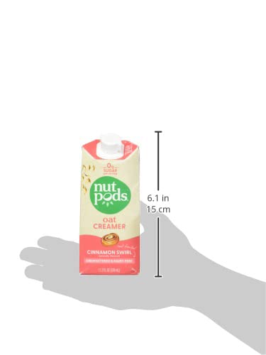 NUTPODS CINNAMON SWIRL OAT CREAMER, 11.2 FZ