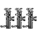 Neewer Professional Universal E Type Camera Flash Speedlite Mount Swivel Light Stand Bracket with Umbrella Holder for Canon Nikon Pentax Olympus and Other Flashes, Studio Light, LED Light(3 Pack)