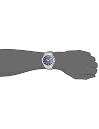 Casio Edifice Reloj de cuarzo para hombre, de acero inoxidable, color: plateado, modelo EFR-564D-1AVCR)