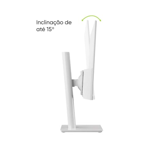 GET - Monitor Pivot Rotativo Vertical 23,8" Get IPS LED Full HD 7ms 120Hz Branco Design Fino