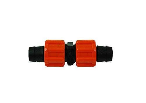 5/8" Drip Tape Loc Coupling - Fittings - Irrigation - Orange Swivel - Gardening - QTY 50 by Growers Solution