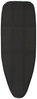 Homally Replacement Cover for 48" Ironing Boards, Wide Width, 6mm Fiber Padding, Metallic Black