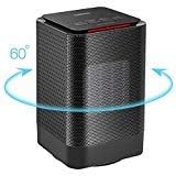 Oittm Portable Ceramic Heater, Electric Oscillating Heater Mini Space Heater Personal Heater Fan 450W/950W, Safe Tip-Over and Overheat Protection, for Office and Home Indoor Use (Personal)