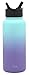 Simple Modern Summit Insulated Water Bottle with Straw Lid 1 Liter Reusable Wide Mouth Stainless Steel Flask Thermos, 32oz (945ml), Ombre: Tropical Seas
